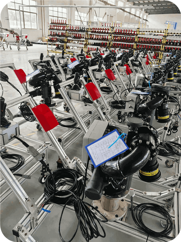 Update van de ordervoortgang: Uw aangepaste elektrische brandmonitor PSKD20-40 is nabestelling geïnspecteerd en verzonden